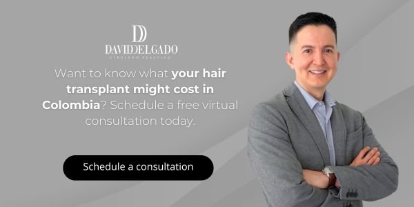 Coast of a hair transplant in Medellín with Dr. David Delgado - Be Dharma Hair