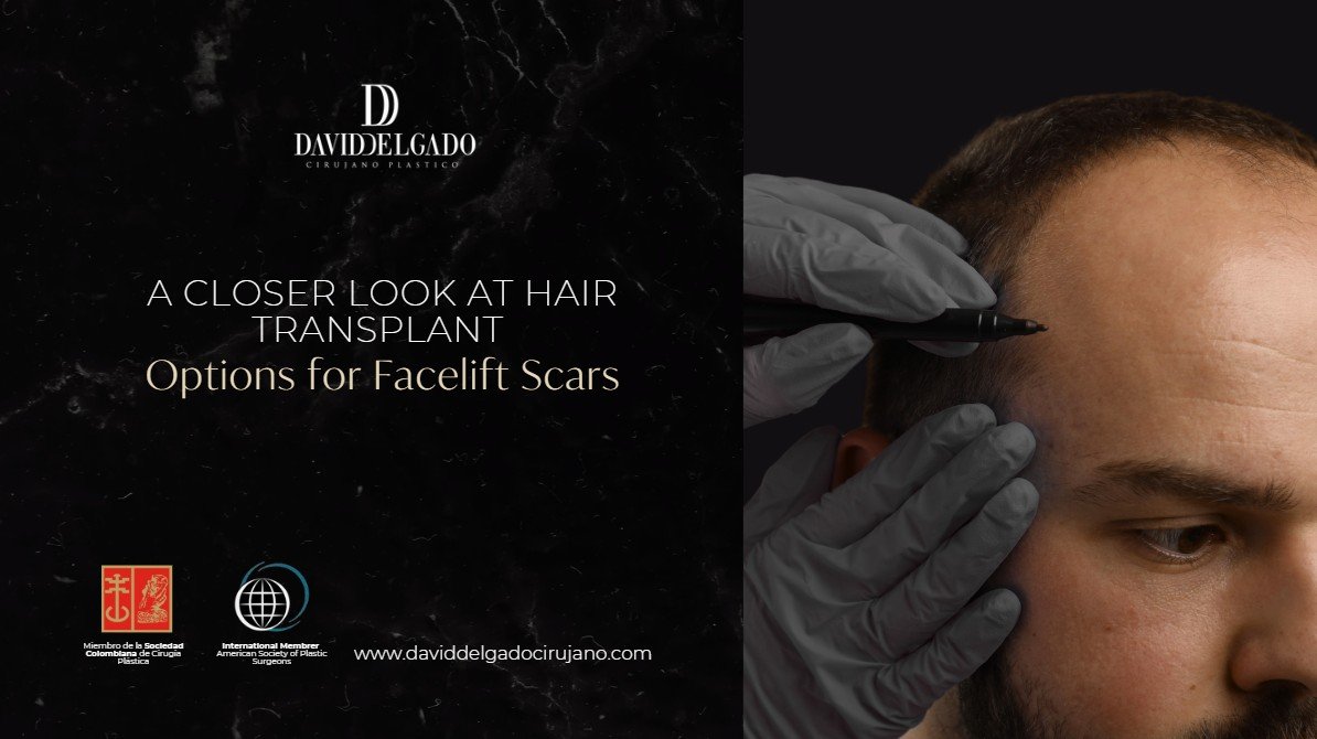 Hair Transplant for Facelift Scars in Medellin-Dharma Hair- Plastic Surgery Medellín