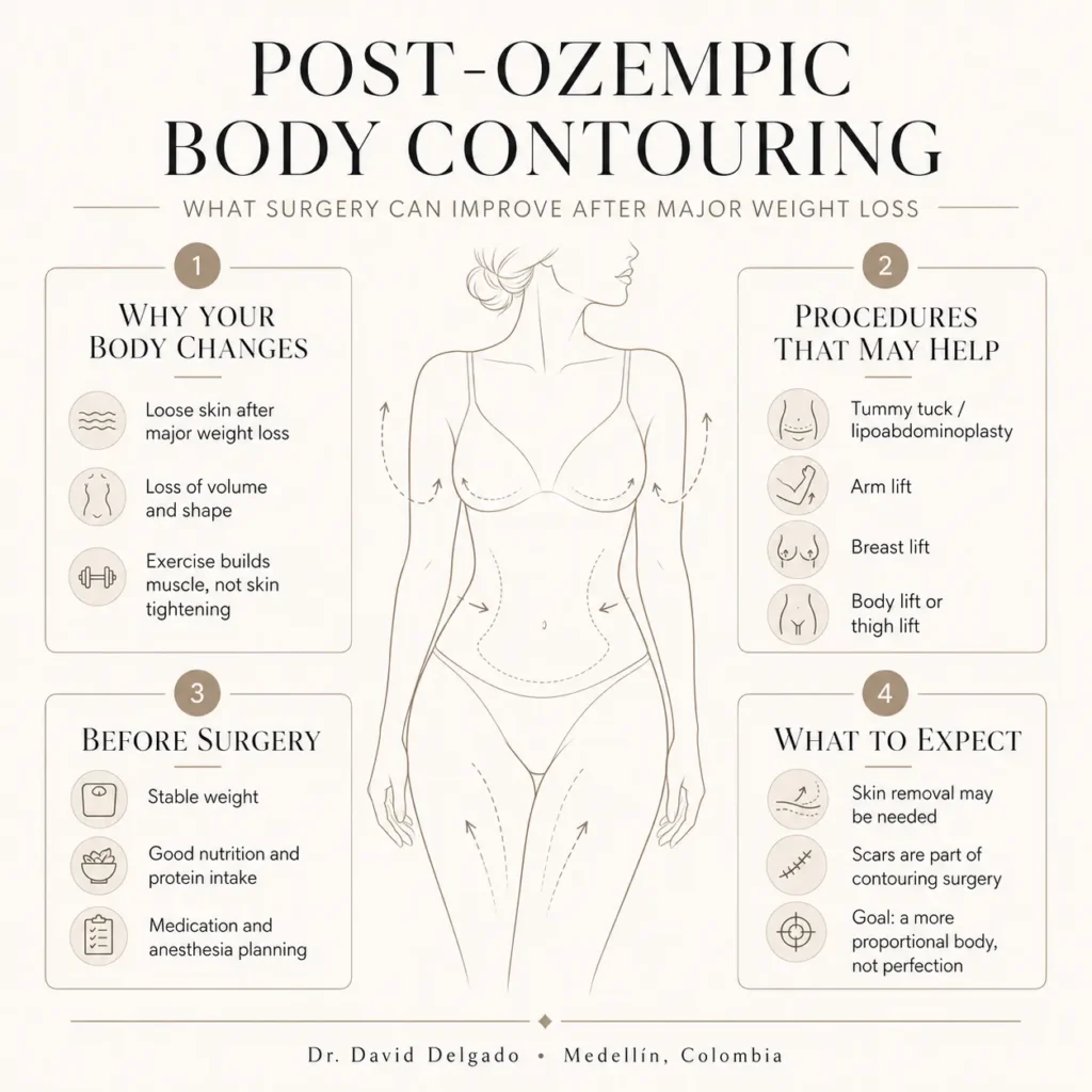 post-Ozempic body contouring - Dr. David Delgado